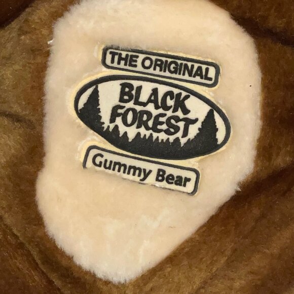 Black Forest Gummy Bear Plush Promotional Item Brown 13 Inches Tall 1993 - Picture 2 of 4